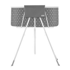 Foldable Dog Bathtub Elevated Grey Shower Station for Small & Medium Dogs & Cats