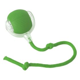 Indoor Large and Small Cat Dog Interactive Intelligent Rolling Pet Ball (Color: Green, type: Pet Supplies)